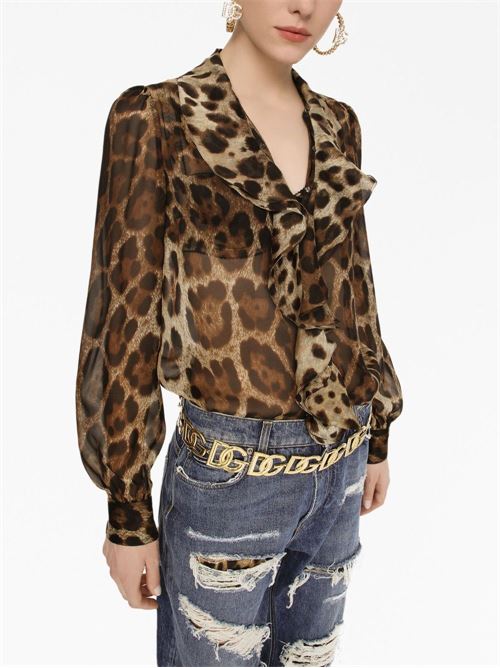 Leopard print shirt DOLCE & GABBANA | F5R16TIS1MNHY13M